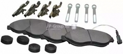 JP GROUP 4163603910 -  Комплект тормозных колодок, дисковый тормоз